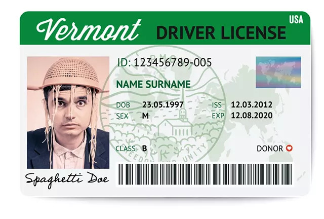 Hypothetical Pastafarian license