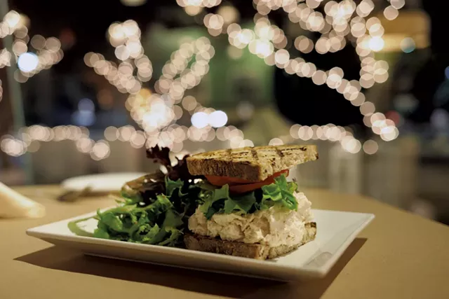 Tarragon chicken salad sandwich - SARAH PRIESTAP