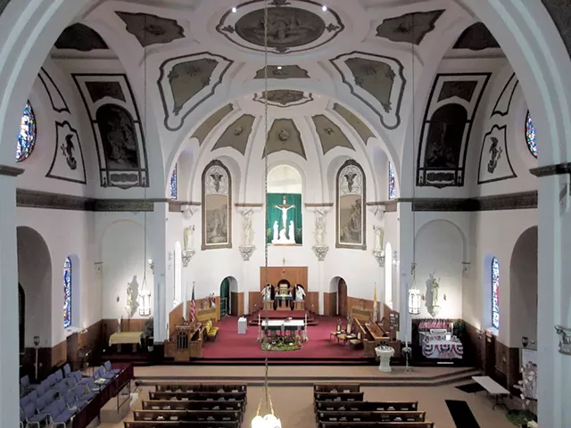 View of St. Mary from the choir loft - COURTESY OF AMY LILLY