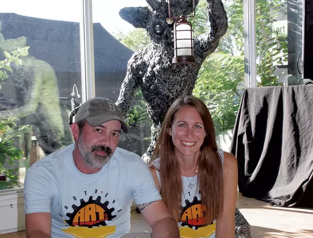 Adam Brooks and Sarah Drexler - COURTESY OF STEPHEN MEASE