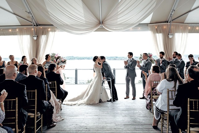 Ryan McLaren and Adrienne Shea’s wedding - COURTESY OF KHIARA LABRIE