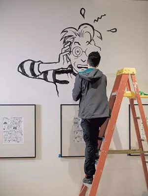 Alison Bechdel painting - COURTESTY PHOTO