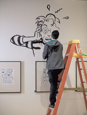 Alison Bechdel painting - COURTESTY PHOTO
