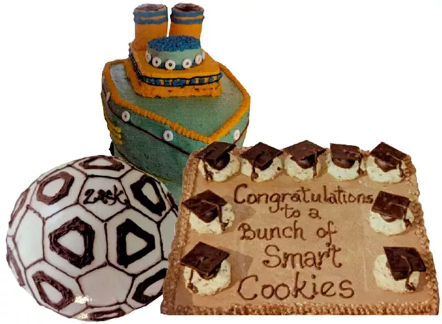 Some of Janet's cake designs