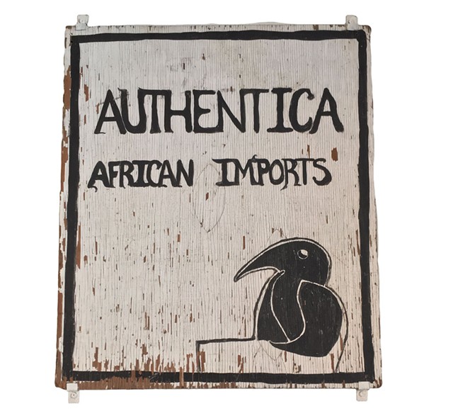 Authentica shop sign - RACHEL ELIZABETH JONES