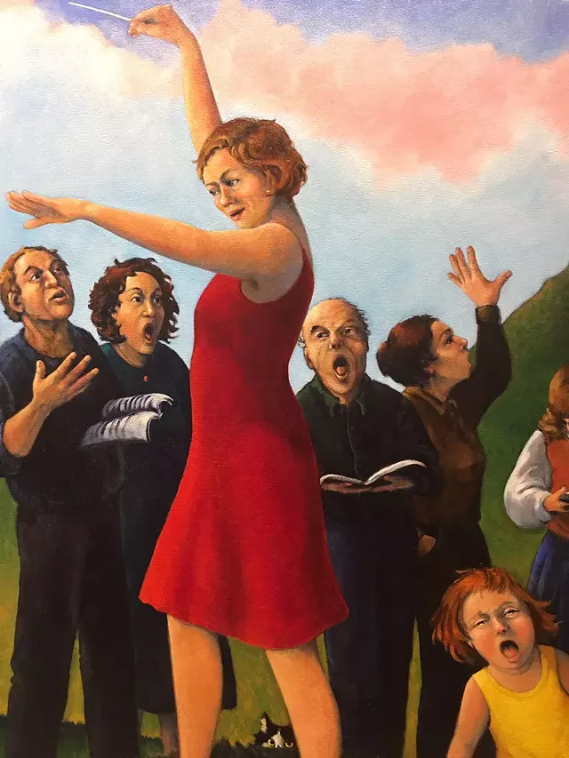 "Pulling My Selves Together," detail - PAMELA POLSTON
