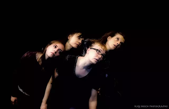 Dancers in "The Story of Everything, as told by nothing" by Cyndal Ellis - COURTESY OF KIQE BOSCH PHOTOGRAPHY
