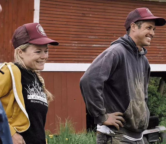 Karin Bellemare and Jon Wagner of Bear Roots Farm - COURTESY OF BEAR ROOTS FARM