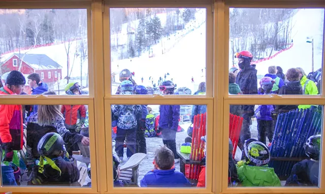 The new view from inside the Cochran's Ski Area lodge - STEPHEN MEASE