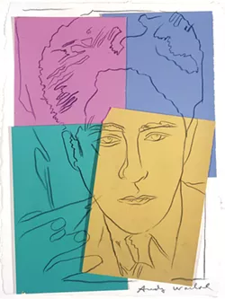 "Jean Cocteau," Andy Warhol - COURTESY OF THE HYDE COLLECTION