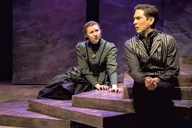 Laura Michele Erle and Christopher Scheer - COURTESY OF JOHN SNELL