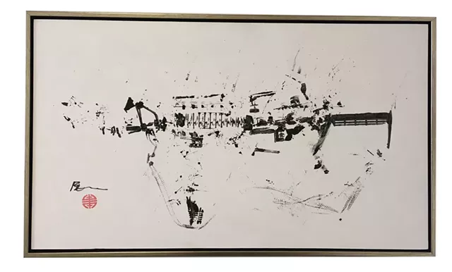 "Crushing Violence" by John Douglas - COURTESY OF 77 GALLERY