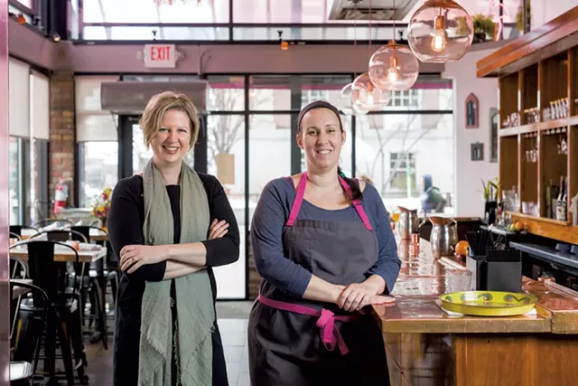 Allison Gibson (left) and Cara Chigazola Tobin - OLIVER PARINI