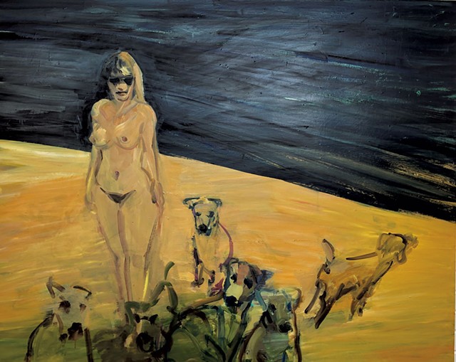 "Yellow Sands 1" by Deborah Brown - COURTESY OF JUNE ANDERSON
