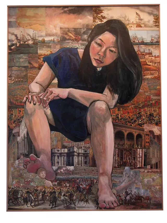 "Giant Asian Girl: Self Portrait 3" by Misoo - AMY LILLY
