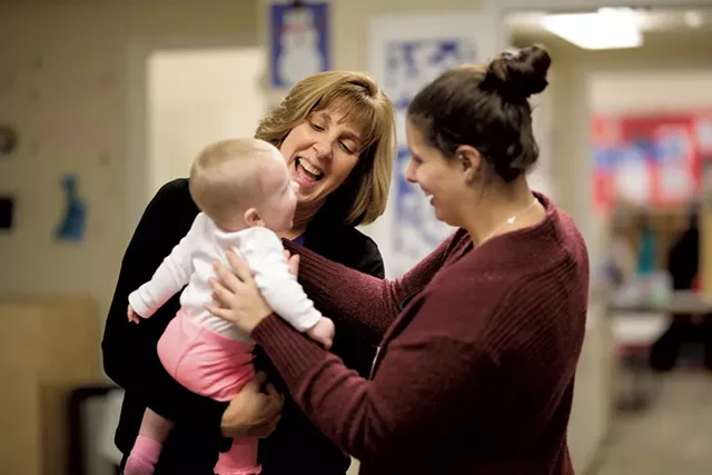 Trisha Scharf, left, owner of Children Unlimited in Williston - COURTESY OF LET'S GROW KIDS