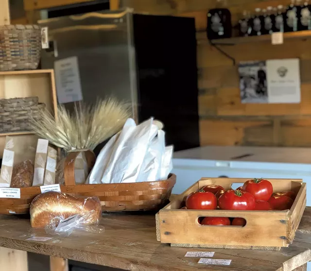 Local goods in the market at the Hub on the Hill - JORDAN BARR