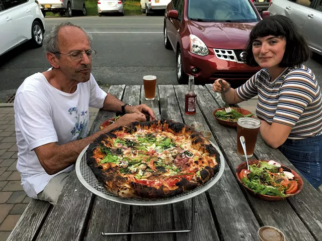 David Goldwasser and Lucy Weiss at Dogwood Bread - SALLY POLLAK