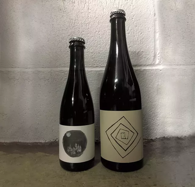 Cabin Bier (left) and Lodestar from Freak Folk Bier - COURTESY OF FREAK FOLK BIER