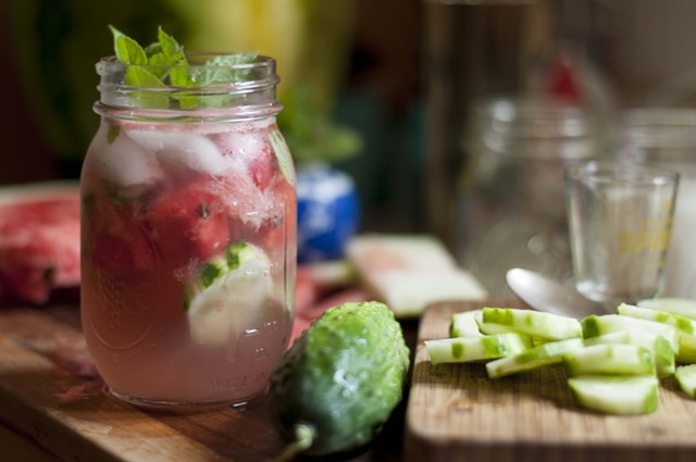 Gin, cucumber, melon, herbs - HANNAH PALMER EGAN