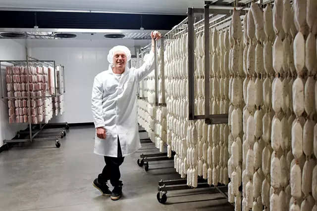 Pete Colman of Vermont Salumi - COURTESY OF TOMMY FRIEDMAN