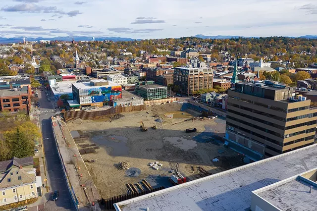 The site of Burlington's former downtown mall - FILE: JAMES BUCK