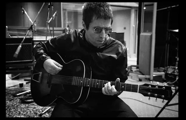 MASTERPLAN Lightening and Fitzgerald document the Oasis frontman’s reinvention as a solo rock and roll star.
