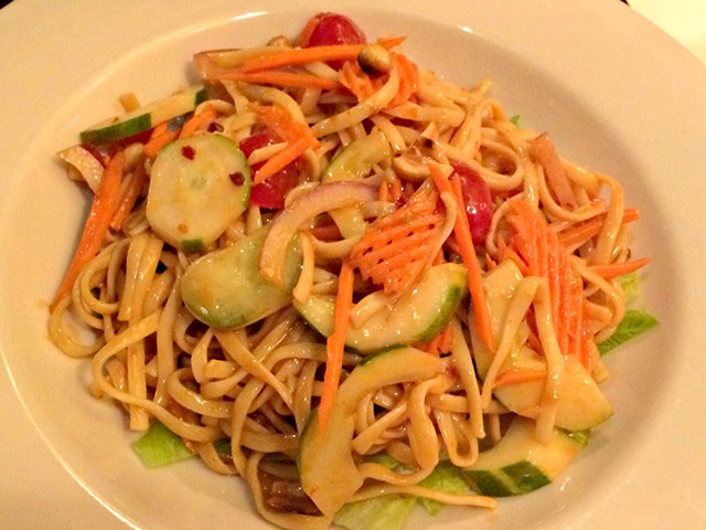 Hearty And Spicy Thai Noodle Salad, $9 - ALICE LEVITT