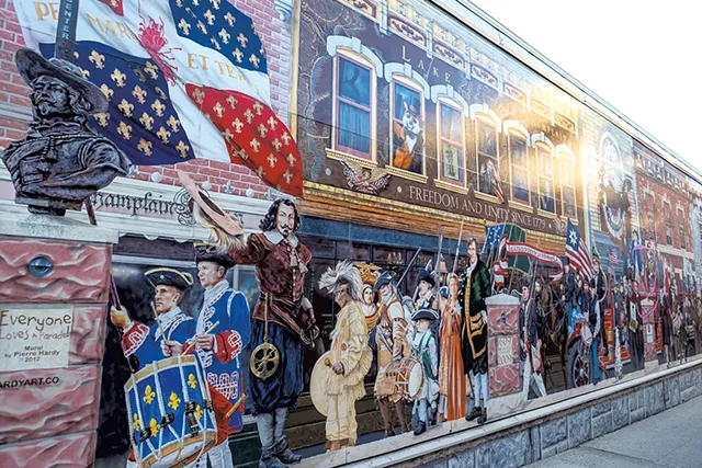 The restored mural - LUKE AWTRY