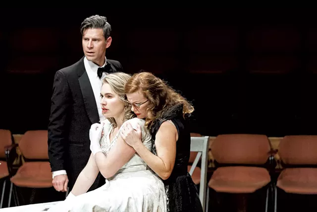 From left: Craig Maravich, Madeleine Russell and Chris Caswell - COURTESY OF PETER LOURIE