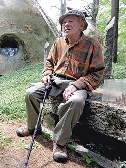 Bob Chappelle, 95, began building his house in 1988. - JEB WALLACE-BRODEUR