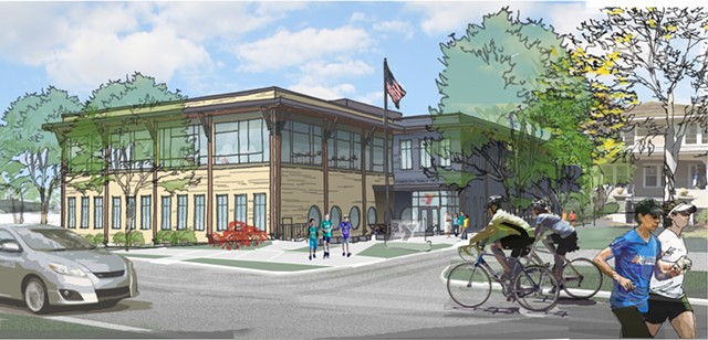 A rendering of the exterior of the new facility - GREATER BURLINGTON YMCA