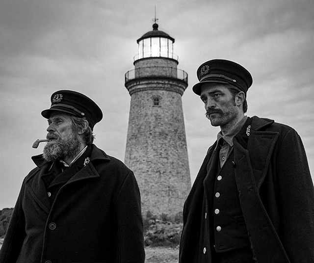 WICKIE-PEDIA Dafoe and Pattinson play an odd couple of lighthouse keepers in Eggers’ surprisingly funny experimental film.