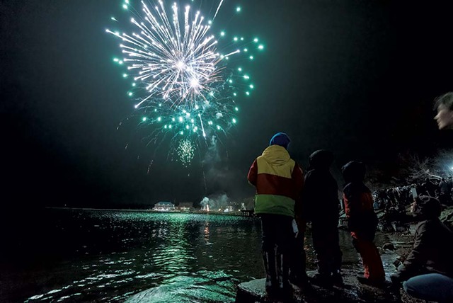 Fireworks over Lake Champlain - COURTESY OF KYLE TANSLEY