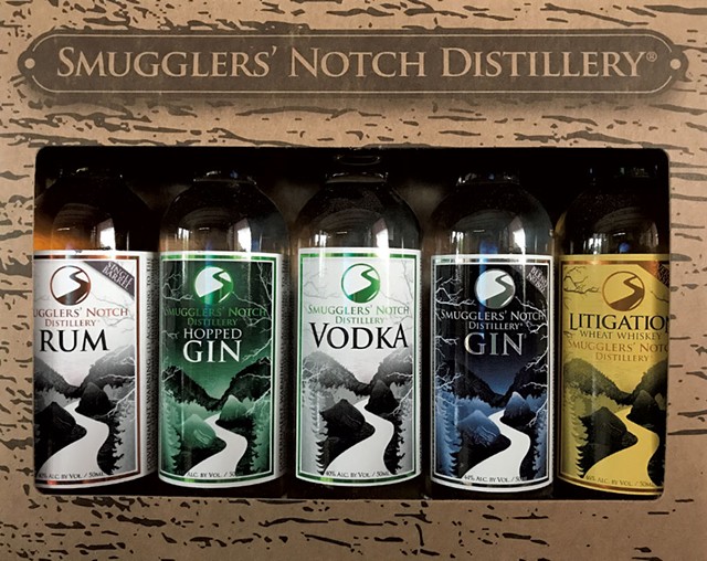 Smugglers' Notch Distillery 50ml mini bottles - COURTESY PHOTO