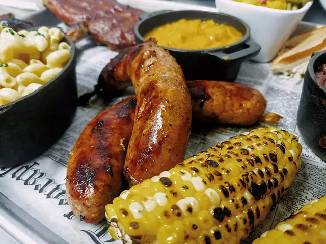 Combination platter at Smokey's Low N' Slow - COURTESY OF SMOKEY'S LOW N' SLOW