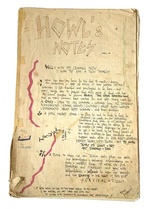 Notebook at HOWL - KAREN PIKE