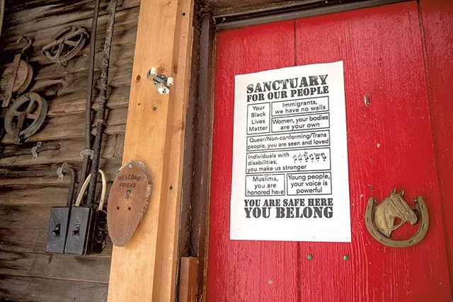 Sign at the farmhouse - KAREN PIKE