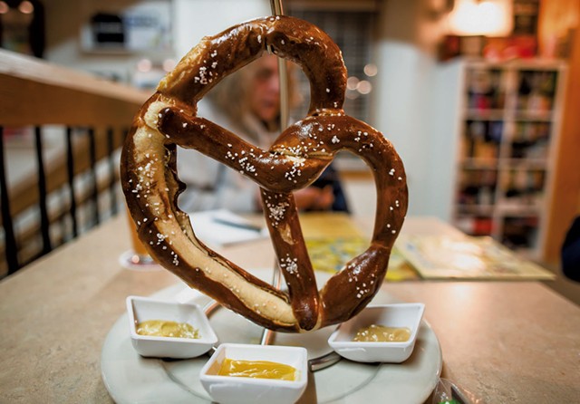 A giant pretzel - GLENN RUSSELL