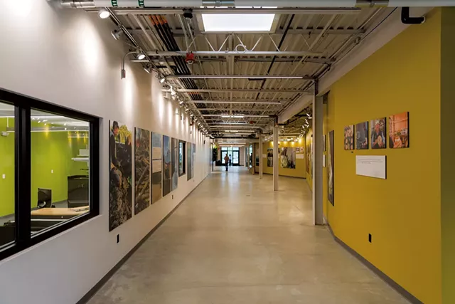 The hallway at Caledonia Spirits that will host the Capital City Farmers Market's winter market - COURTESY OF CAPITAL CITY FARMERS MARKET