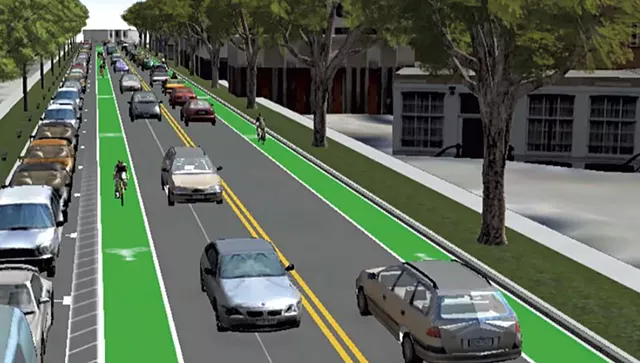 One of the North Winooski Avenue concepts - COURTESY OF RSG
