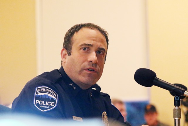 Burlington Police Chief Brandon del Pozo - COURTNEY LAMDIN