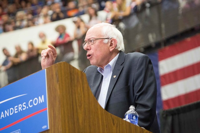 Bernie Sanders campaigning in Wisconsin - FILE: ERIC TADSEN