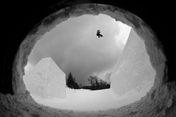 Ben Ferguson snowboarding at Seven Springs - COURTESY OF DEAN GRAY