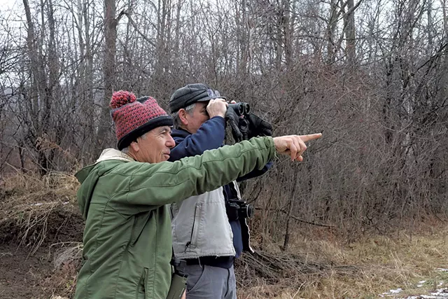 Paul Wieczoreck (left) and Bill Allen - MARGARET GRAYSON