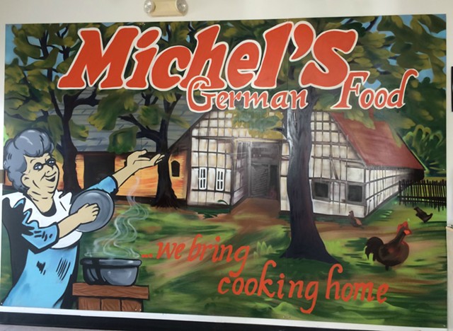 Michel's German Food: hand painted and home cooked - ALICE LEVITT