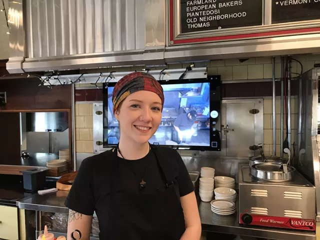 Bridgette Godin at Parkway Diner - SALLY POLLAK