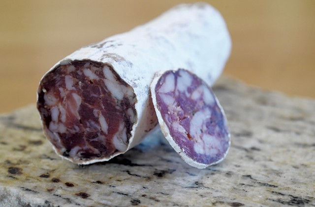 Babette's Table salami at Mad River Taste Place in Waitsfield - JEB WALLACE-BRODEUR
