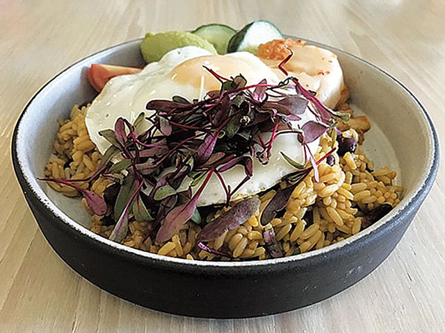 Rice bowl at Vergennes Laundry by CK - FILE: SALLY POLLAK