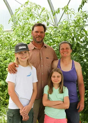 Mark Fasching, Christa Alexander and their children - COURTESY OF CAROL SULLIVAN